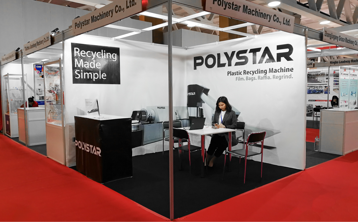 plastic recycling machine in Expo Plast 2019